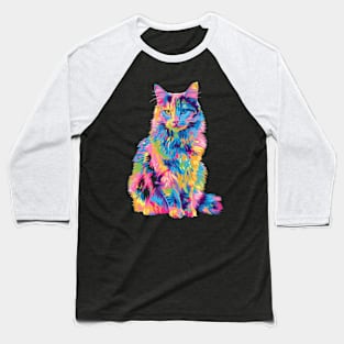 Hippie Cat Chronicles Baseball T-Shirt